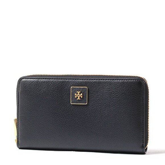 Tory Burch Clara Zip Pebbled Leather Continental Wallet - Picture 1 of 5